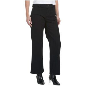 1822 DENIM Patch Pocket Wide Leg Pants